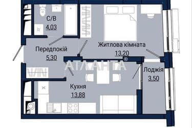 1-room apartment apartment by the address st. Knyagini Olgi ul (area 38,9 m²) - Atlanta.ua - photo 14