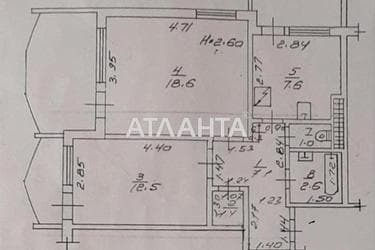 2-комнатная квартира по адресу ул. Заболотного ак. (площадь 56 м²) - Atlanta.ua - фото 23