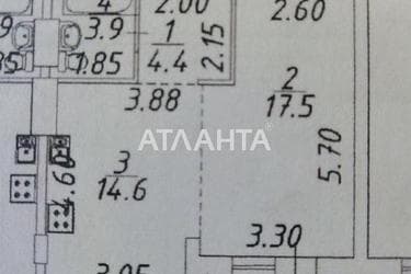 1-комнатная квартира по адресу Небесной Сотни пр. (площадь 42,7 м²) - Atlanta.ua - фото 14