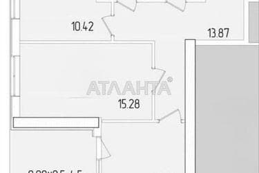 1-room apartment apartment by the address st. Krasnova (area 59,1 m²) - Atlanta.ua - photo 16