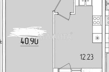 1-room apartment apartment by the address st. Krasnova (area 40,9 m²) - Atlanta.ua - photo 12
