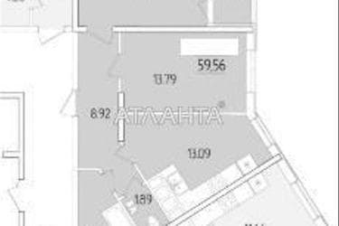 1-room apartment apartment by the address st. Krasnova (area 59,6 m²) - Atlanta.ua - photo 10