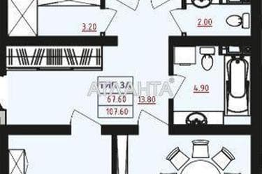 3-комнатная квартира по адресу ул. Марсельская (площадь 107 м²) - Atlanta.ua - фото 7