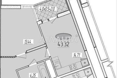 1-кімнатна квартира за адресою вул. Краснова (площа 43 м²) - Atlanta.ua - фото 20