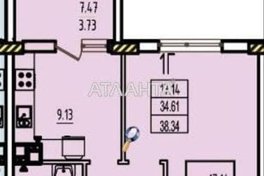 1-кімнатна квартира за адресою вул. Будівельна (площа 38,5 м²) - Atlanta.ua - фото 8