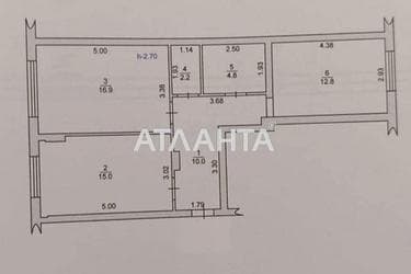 1-кімнатна квартира за адресою вул. 1 травня (площа 61 м²) - Atlanta.ua - фото 11