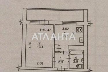 1-комнатная квартира по адресу ул. Зодчих (площадь 33 м²) - Atlanta.ua - фото 16