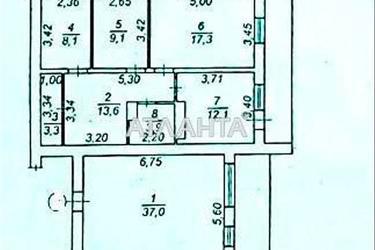 Багатокімнатна квартира за адресою вул. Грушевського Михайла (площа 114 м²) - Atlanta.ua - фото 16
