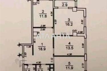 3-комнатная квартира по адресу ул. Жемчужная (площадь 80,8 м²) - Atlanta.ua - фото 20