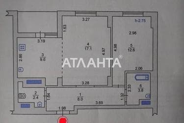 2-кімнатна квартира за адресою вул. 1 травня (площа 55,5 м²) - Atlanta.ua - фото 23