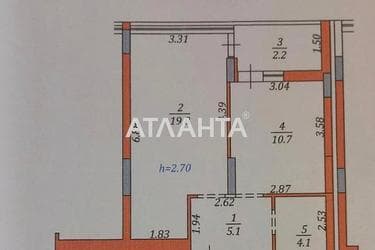1-кімнатна квартира за адресою вул. Пасічна (площа 41,9 м²) - Atlanta.ua - фото 22