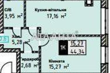 1-кімнатна квартира за адресою вул. Сахарова (площа 44,0 м²) - Atlanta.ua - фото 10