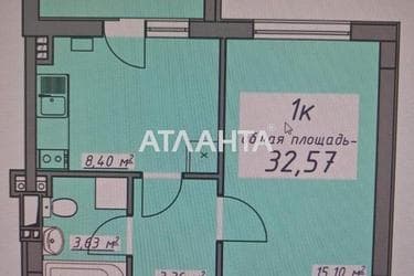 1-комнатная квартира по адресу ул. Массив 10 (площадь 32,6 м²) - Atlanta.ua - фото 15