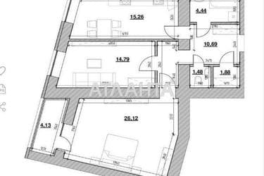 2-rooms apartment apartment by the address st. Zaliznichna (area 81 m²) - Atlanta.ua - photo 9