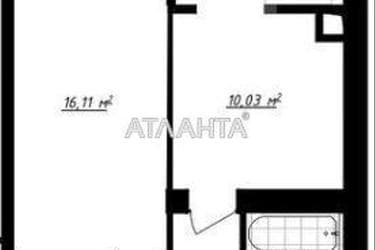 1-комнатная квартира по адресу ул. Сахарова (площадь 42,6 м²) - Atlanta.ua - фото 7