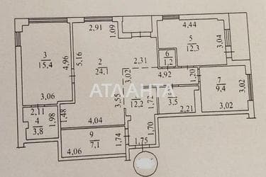3-кімнатна квартира за адресою вул. Геранева (площа 92 м²) - Atlanta.ua - фото 19