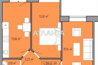 2-комнатная квартира по адресу Небесной Сотни пр. (площадь 54 м²) - Atlanta.ua - фото 16