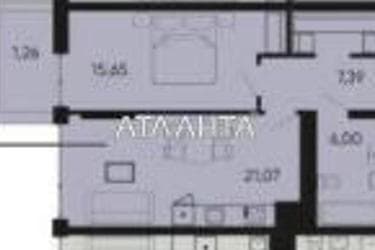 1-кімнатна квартира за адресою вул. Раковського (площа 52,5 м²) - Atlanta.ua - фото 14
