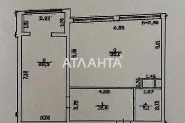 2-кімнатна квартира за адресою вул. Новоберегова (площа 81,1 м²) - Atlanta.ua - фото 23