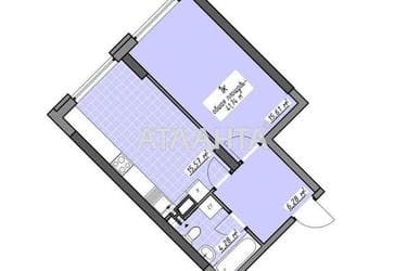 1-room apartment apartment by the address st. Glushko ak pr Dimitrova pr (area 41,7 m²) - Atlanta.ua - photo 13