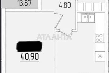 1-room apartment apartment by the address st. Krasnova (area 40,9 m²) - Atlanta.ua - photo 10