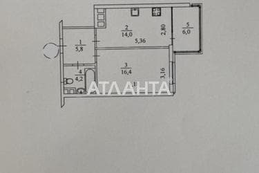 1-комнатная квартира по адресу ул. Анатолия Петрицкого (площадь 46,4 м²) - Atlanta.ua - фото 38