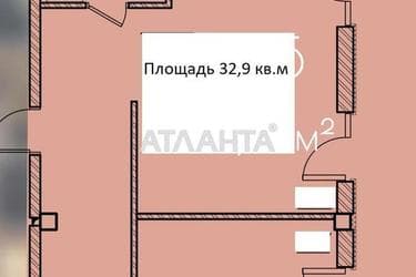 1-room apartment apartment by the address st. Lyustdorfskaya dor Chernomorskaya dor (area 33,2 m²) - Atlanta.ua - photo 10