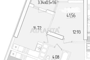 1-room apartment apartment by the address st. Krasnova (area 41,5 m²) - Atlanta.ua - photo 24