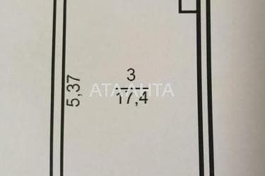 1-кімнатна квартира за адресою вул. Пішонівська (площа 24,8 м²) - Atlanta.ua - фото 16