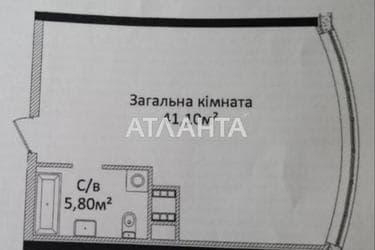 1-комнатная квартира по адресу Гагарина пр. (площадь 46,9 м²) - Atlanta.ua - фото 20