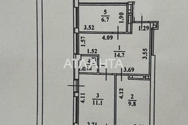 1-кімнатна квартира за адресою вул. Донського Дмитра (площа 54,2 м²) - Atlanta.ua - фото 36