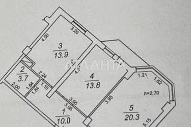 2-кімнатна квартира за адресою вул. Проценка (площа 65,1 м²) - Atlanta.ua - фото 29