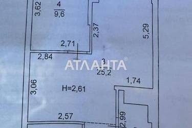 1-кімнатна квартира за адресою вул. Жаботинського (площа 43,2 м²) - Atlanta.ua - фото 12