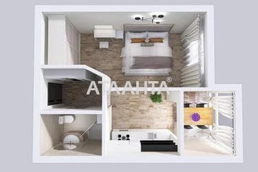 1-кімнатна квартира за адресою вул. Відпочинку (площа 37,6 м²) - Atlanta.ua - фото 21