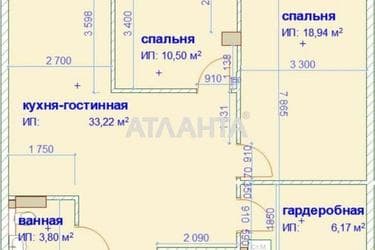 2-комнатная квартира по адресу ул. Инглези (площадь 72,6 м²) - Atlanta.ua - фото 6