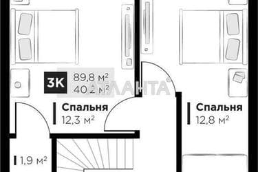3-кімнатна квартира за адресою вул. Героїв Крут (площа 89,8 м²) - Atlanta.ua - фото 10