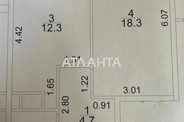 1-кімнатна квартира за адресою вул. Краснова (площа 42,8 м²) - Atlanta.ua - фото 33