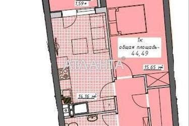 1-room apartment apartment by the address st. Kurortnyy per (area 44,5 m²) - Atlanta.ua - photo 13