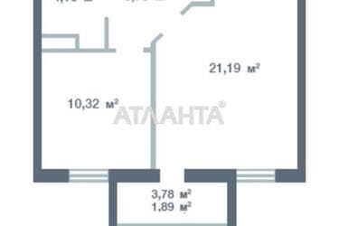 1-комнатная квартира по адресу ул. Новоселов (площадь 43 м²) - Atlanta.ua - фото 11