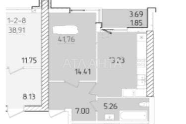 1-комнатная квартира по адресу ул. Краснова (площадь 44 м²) - Atlanta.ua - фото 14