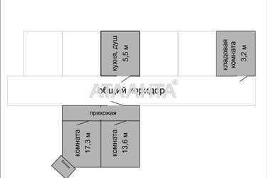 Room in dormitory apartment by the address st. Evropeyskaya Ekaterininskaya (area 31 m²) - Atlanta.ua - photo 16