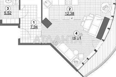 1-кімнатна квартира за адресою вул. Гагарінське плато (площа 44,1 м²) - Atlanta.ua - фото 17