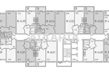 1-кімнатна квартира за адресою вул. Сахарова (площа 43,5 м²) - Atlanta.ua - фото 10