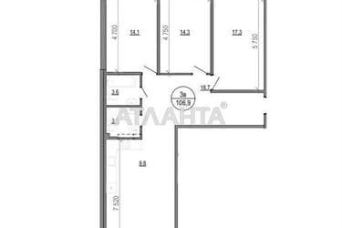 3-кімнатна квартира за адресою вул. Зелена бічна (площа 106,9 м²) - Atlanta.ua - фото 10