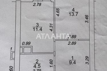 1-кімнатна квартира за адресою вул. Краснова (площа 40,7 м²) - Atlanta.ua - фото 34