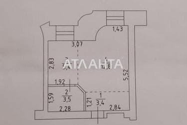 1-room apartment apartment by the address st. Pushkinskaya (area 25,1 m²) - Atlanta.ua - photo 14