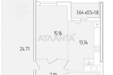 2-кімнатна квартира за адресою вул. Краснова (площа 65,5 м²) - Atlanta.ua - фото 18