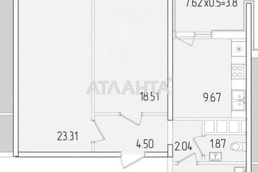 3-кімнатна квартира за адресою вул. Краснова (площа 68,3 м²) - Atlanta.ua - фото 68