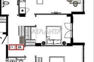 2-комнатная квартира по адресу ул. Марсельская (площадь 69,2 м²) - Atlanta.ua - фото 8