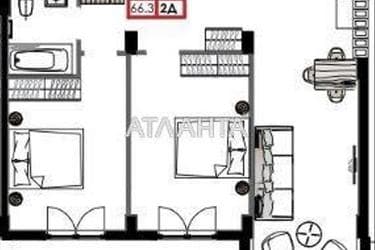 2-rooms apartment apartment by the address st. Marselskaya (area 66,3 m²) - Atlanta.ua - photo 7